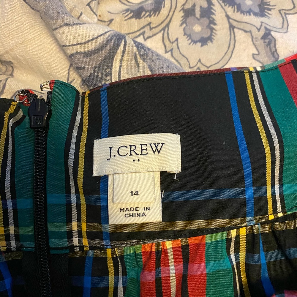 Jcrew taffeta skirt